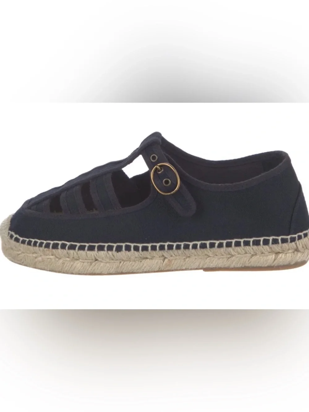 Polo by Ralph Lauren Navy Canvas Espadrille Mary Jane